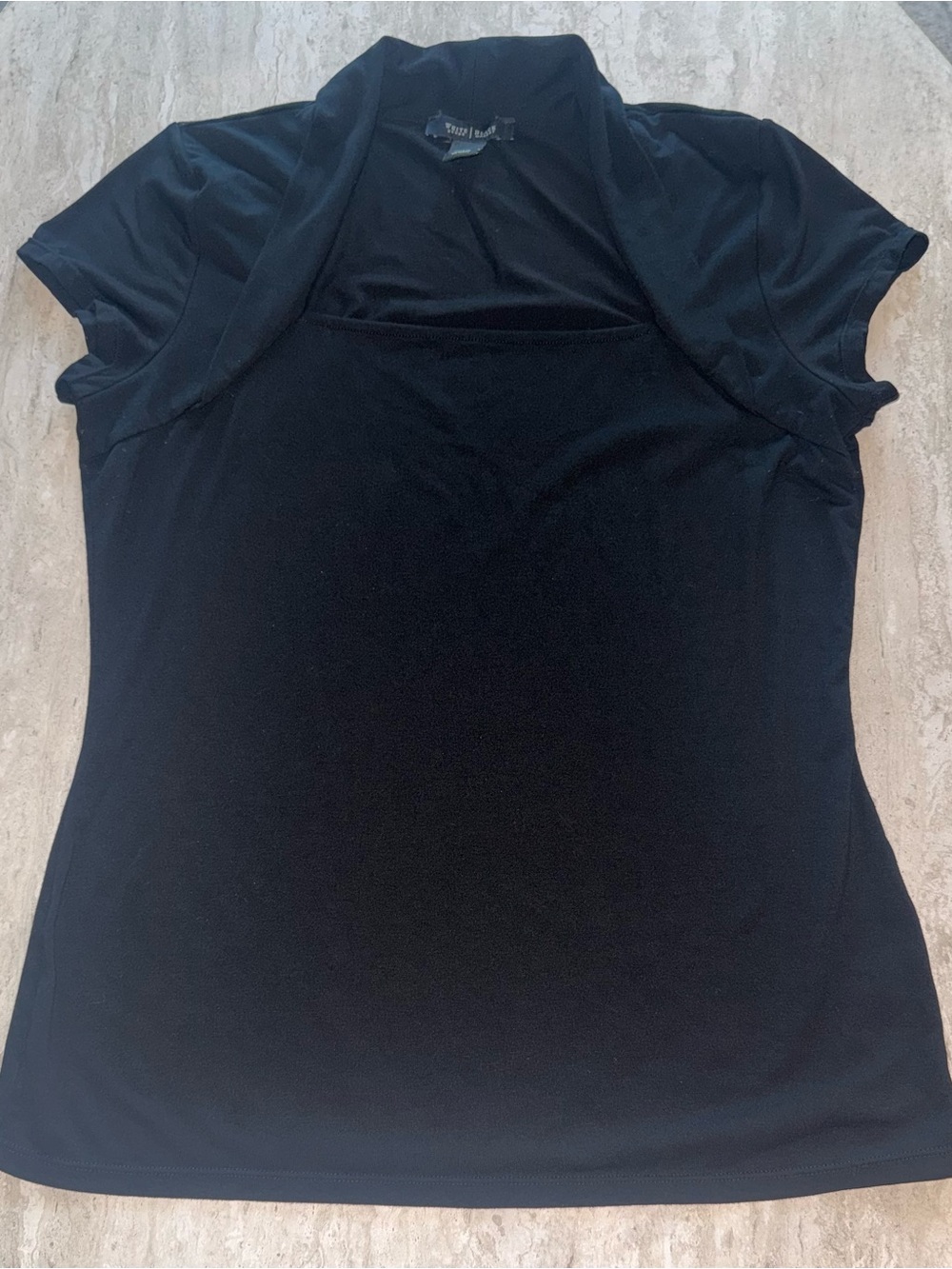 White House Black Market Square Neck Collar Top